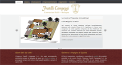 Desktop Screenshot of fratellicampeggi.it